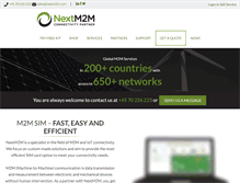 Tablet Screenshot of nextm2m.com